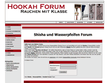 Tablet Screenshot of hookah-forum.de